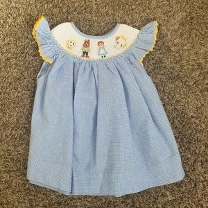 Beauty and the Beast Smockec Blue Dress